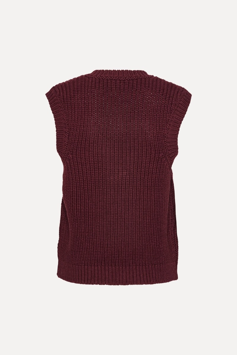 Rotate Knit V-Neck Vest