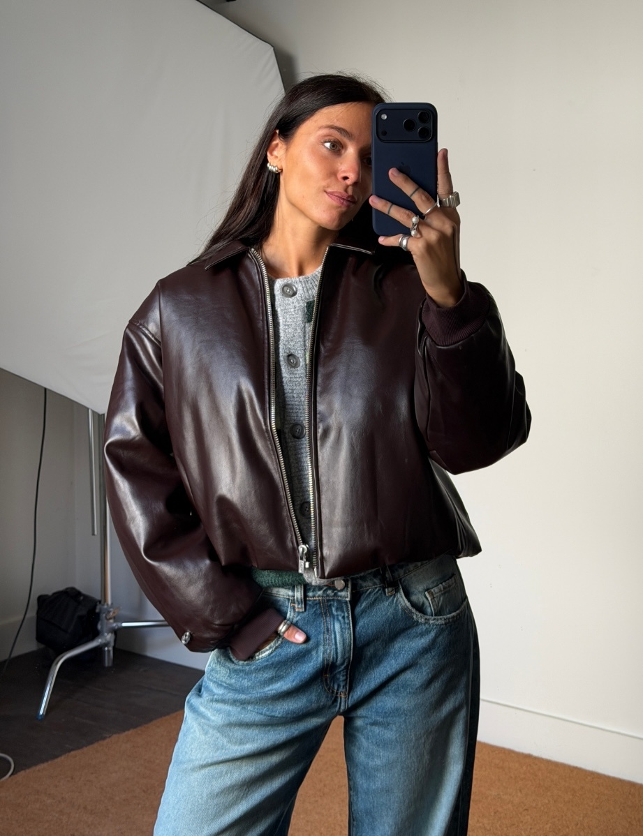 Résumé Hira Faux Leather Jacket