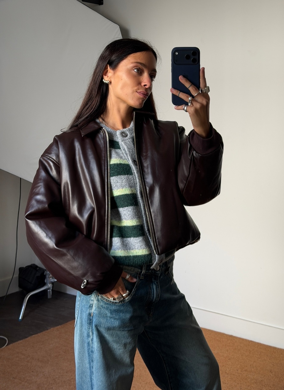 Résumé Hira Faux Leather Jacket