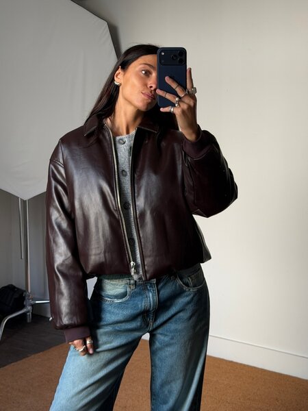 Résumé Hira Faux Leather Jacket
