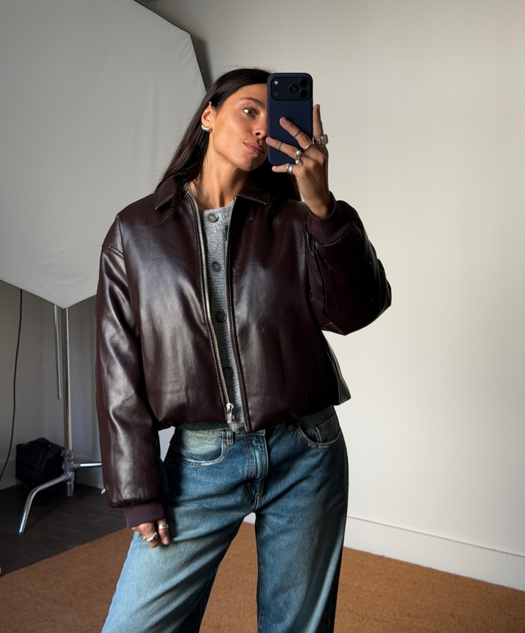 Résumé Hira Faux Leather Jacket