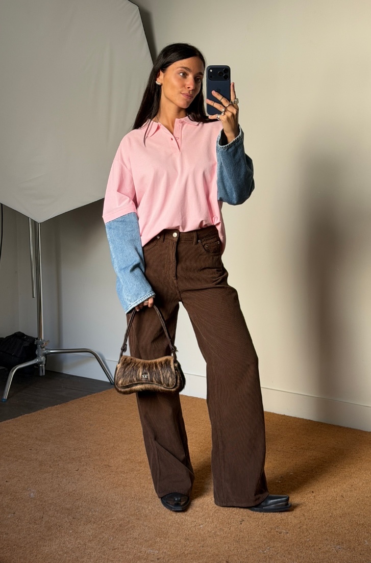 DIESEL RUNWAY Play Clutch Cow Leather Bag