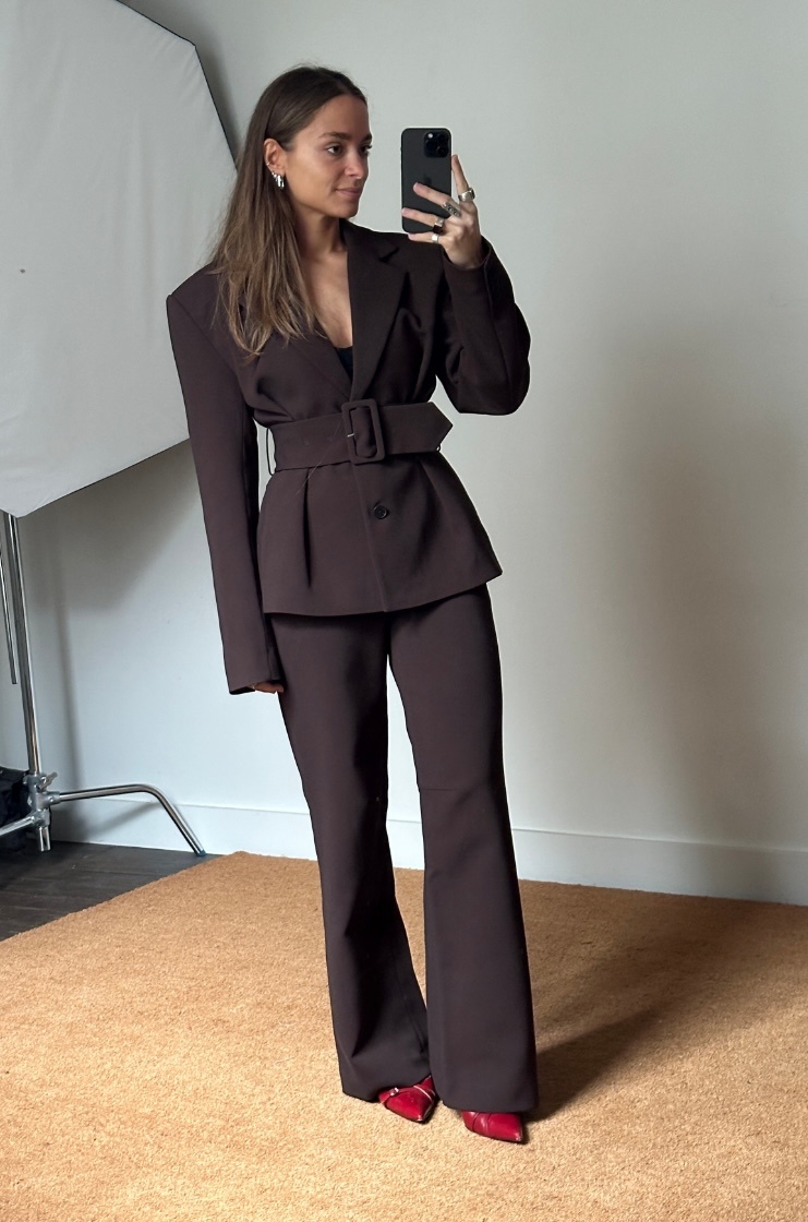 Rotate Suiting Belted Blazer