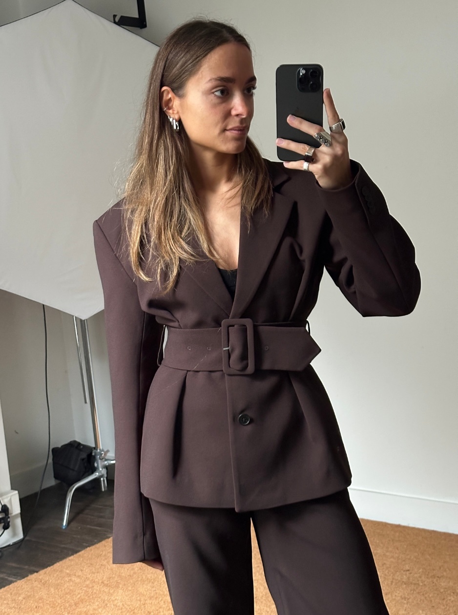 Rotate Suiting Belted Blazer