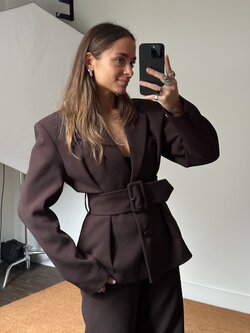 Rotate Suiting Belted Blazer