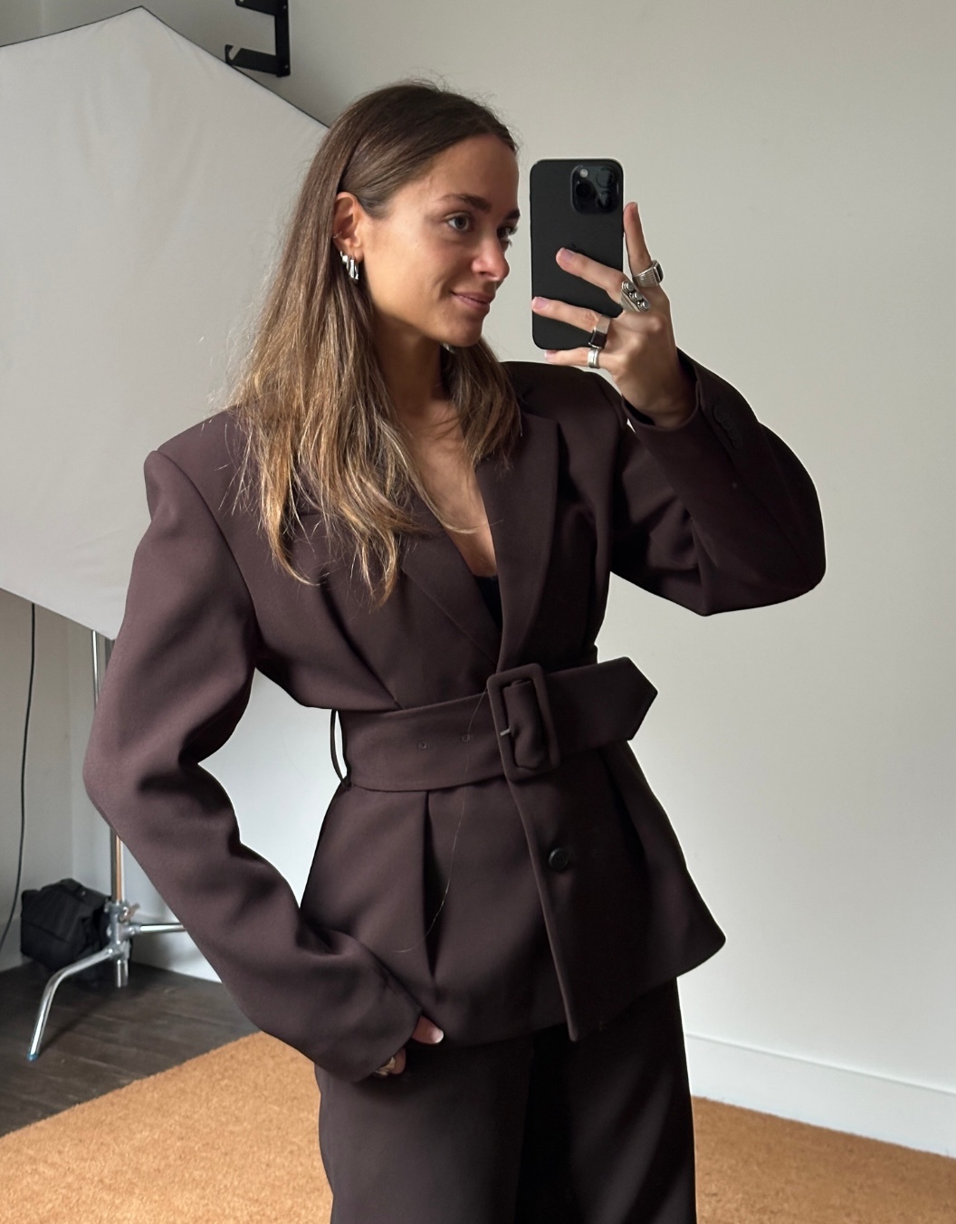 Rotate Suiting Belted Blazer