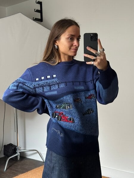 House of Sunny Race Day Oversized Knit