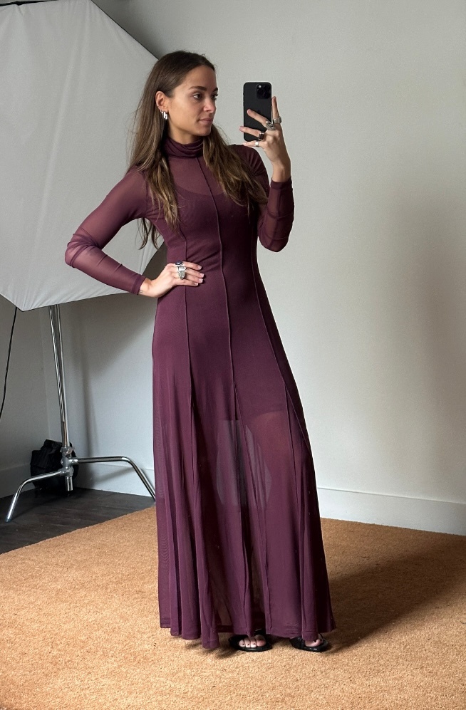 Remain Maxi Mesh Dress