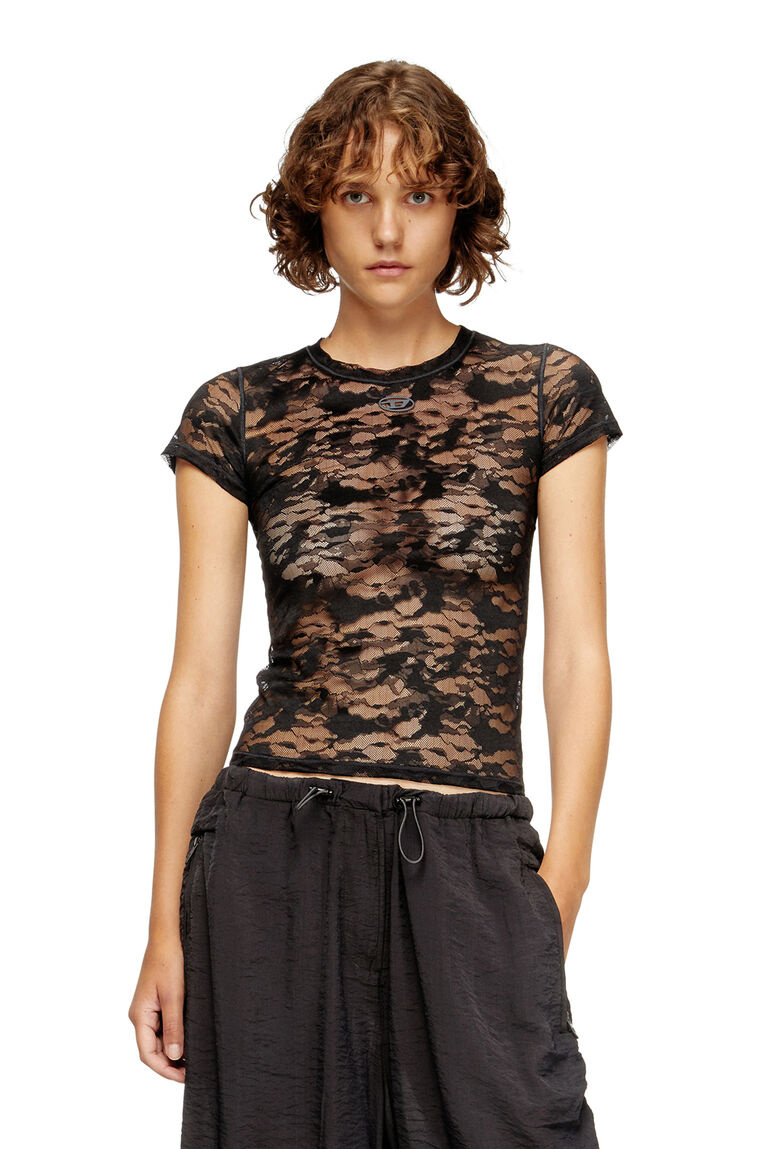 Diesel Kasia Camou Mesh T-Shirt