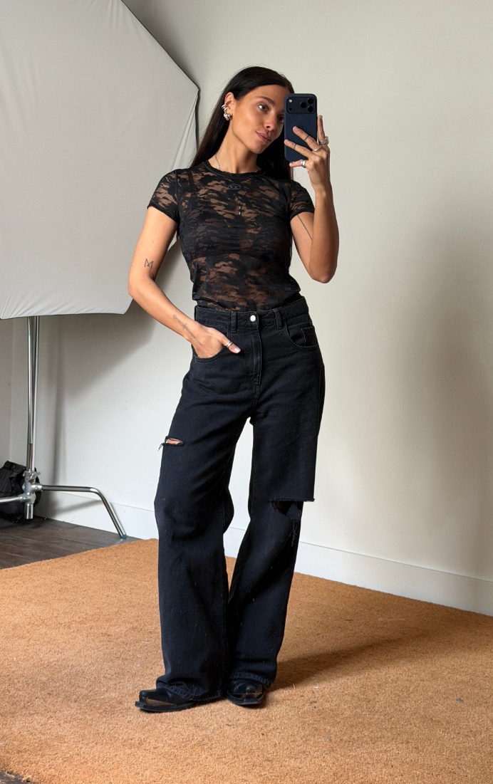 Diesel Kasia Camou Mesh T-Shirt