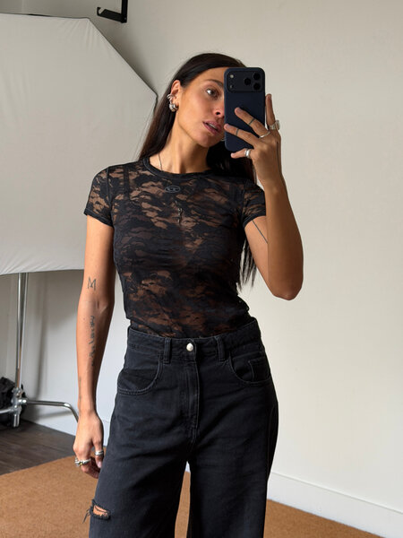 Diesel Kasia Camou Mesh T-Shirt