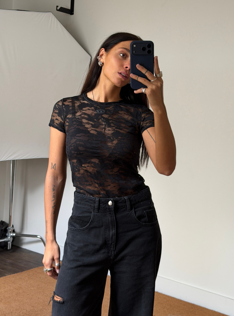 Diesel Kasia Camou Mesh T-Shirt