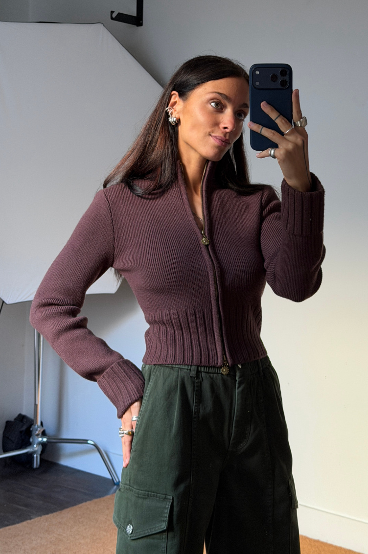 House of Sunny Chunky Rib Cardigan