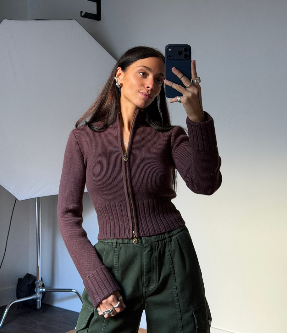 House of Sunny Chunky Rib Cardigan