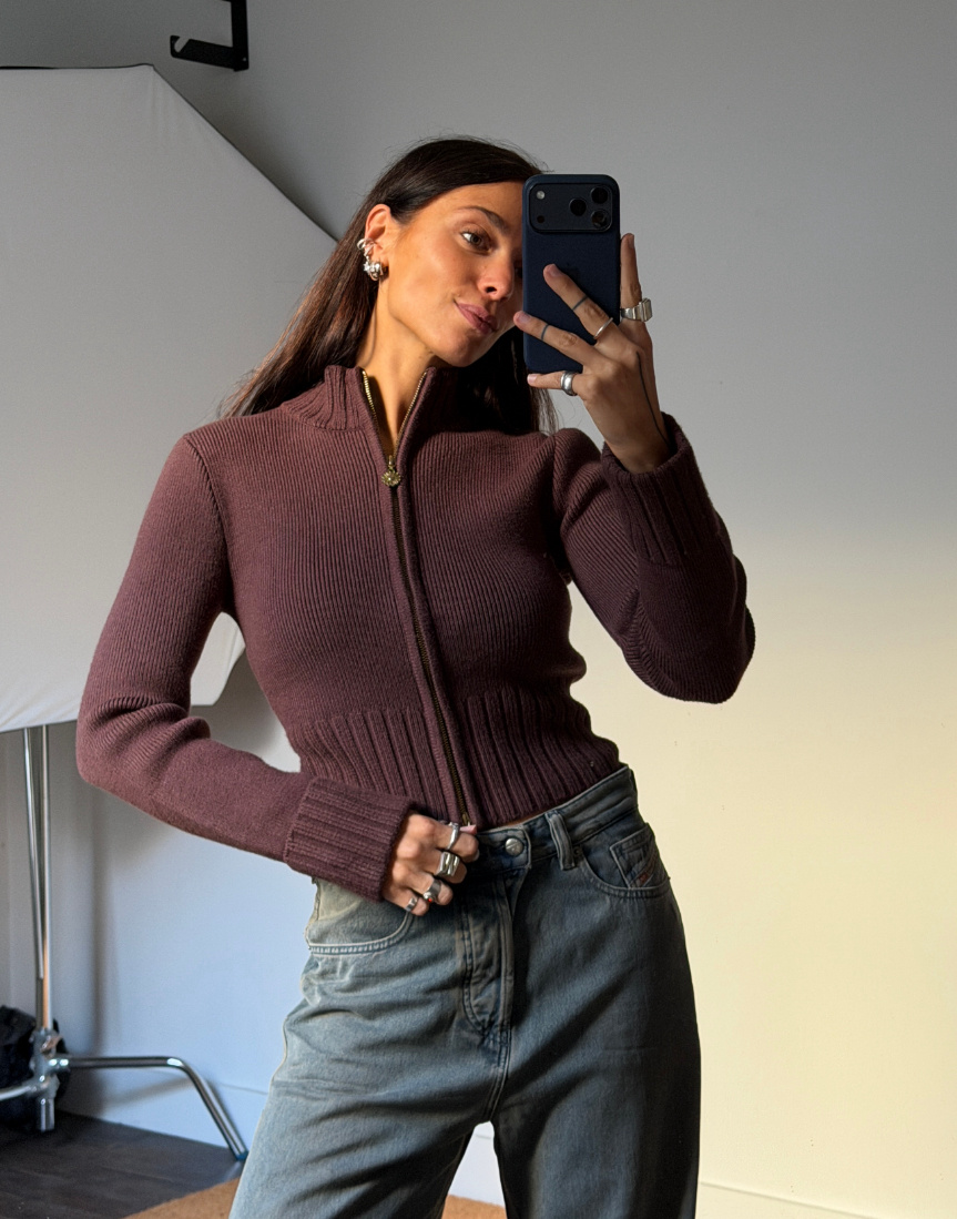 House of Sunny Chunky Rib Cardigan