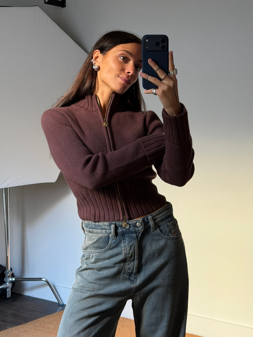 House of Sunny Chunky Rib Cardigan