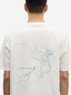 Samsoe Samsoe Men Safeast Oatmeal T-Shirt