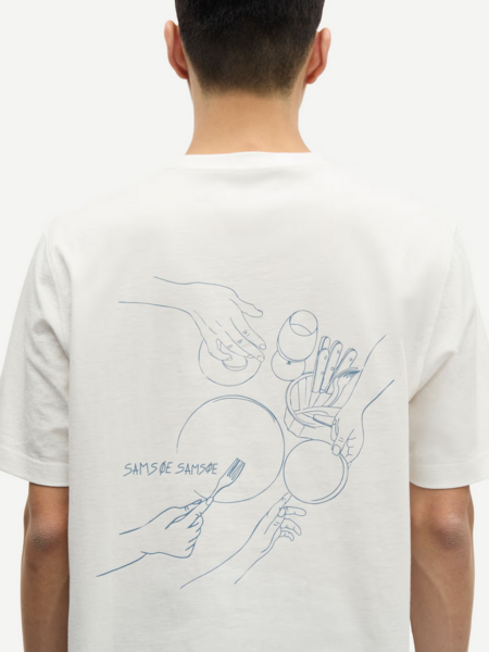 Samsoe Samsoe Men Safeast Oatmeal T-Shirt