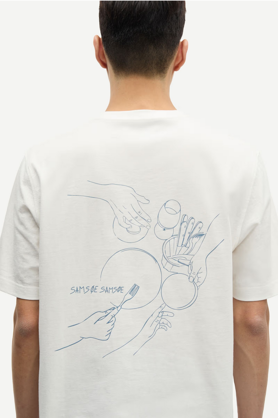 Samsoe Samsoe Men Safeast Oatmeal T-Shirt