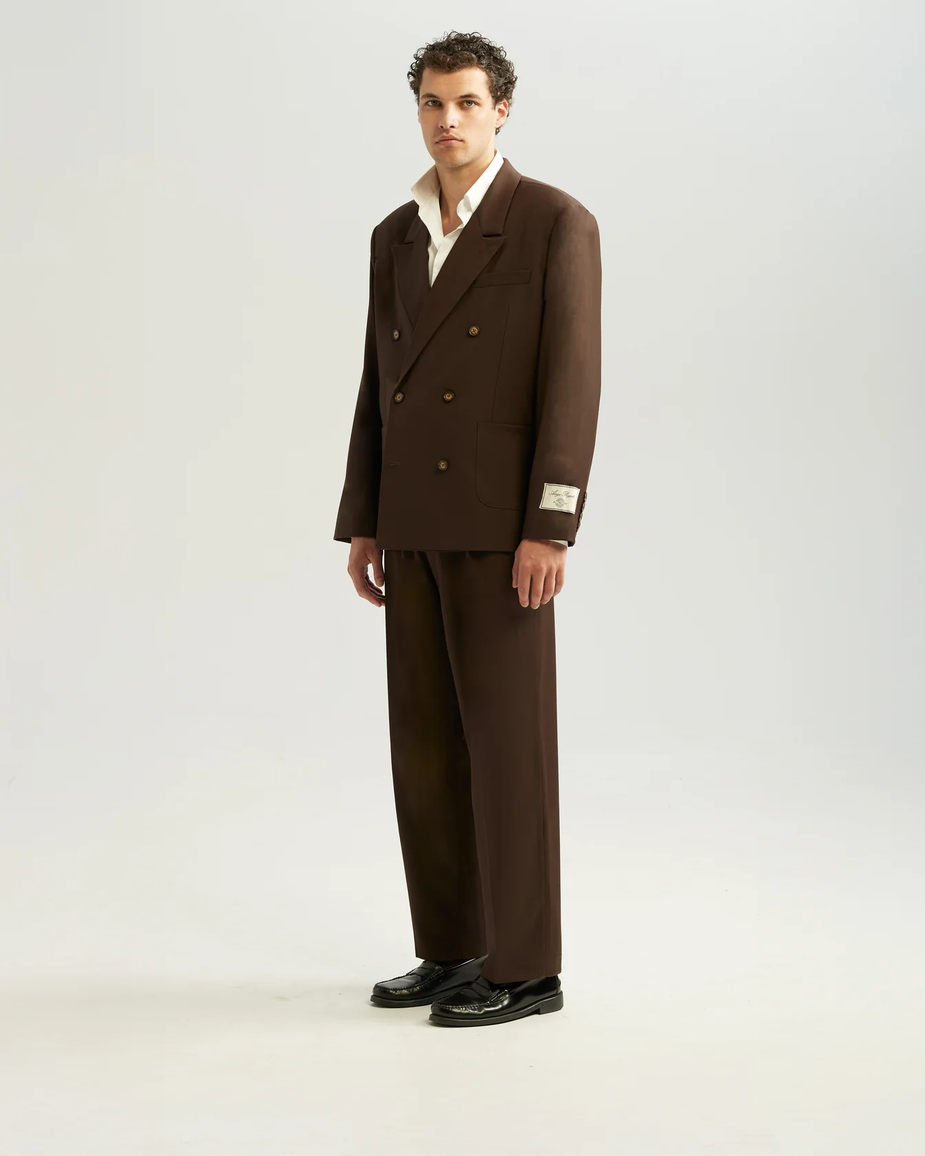 ANGE PROJECTS Double Breasted Blazer