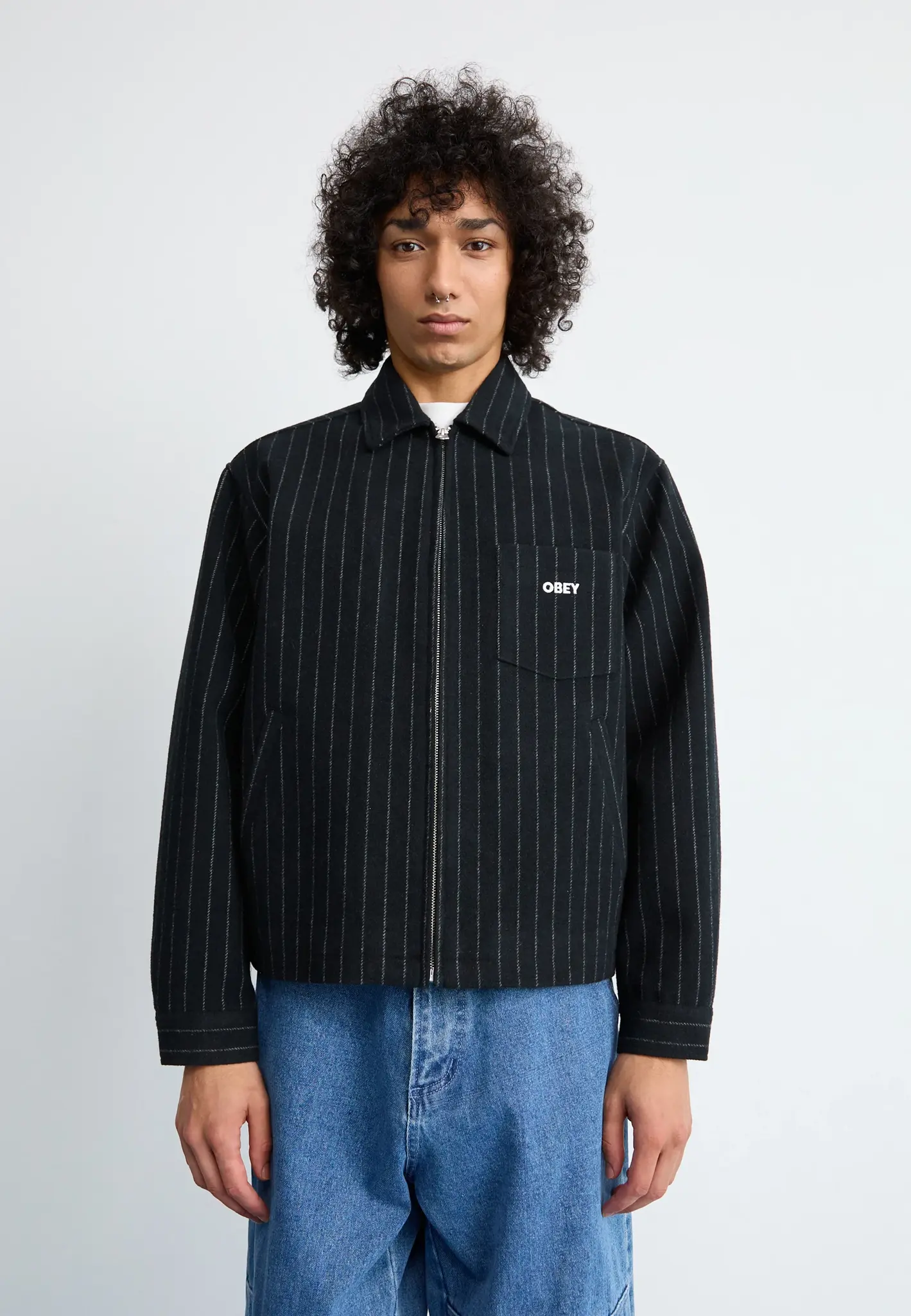 Obey Men Vernon Zip Jacket