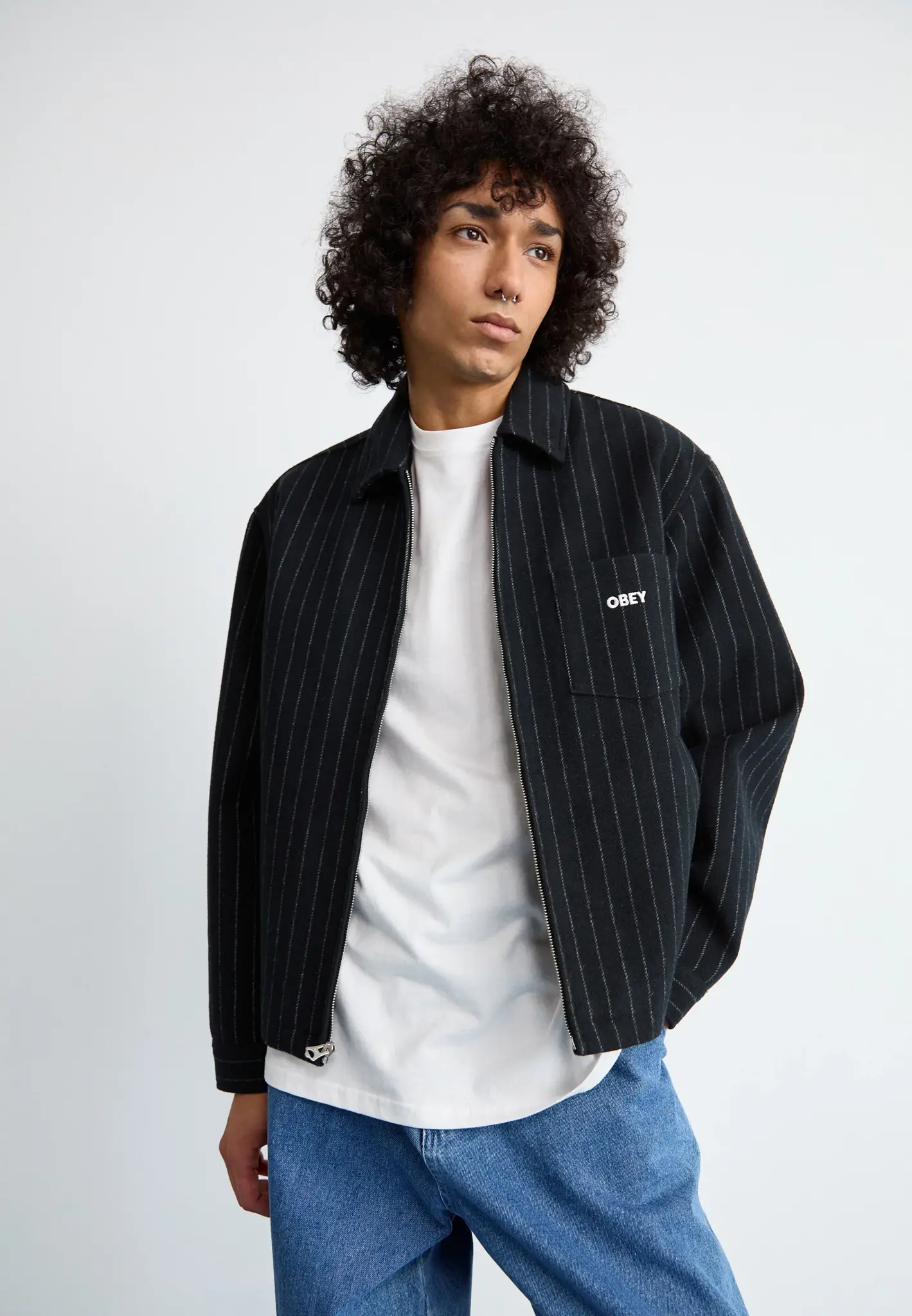 Obey Men Vernon Zip Jacket