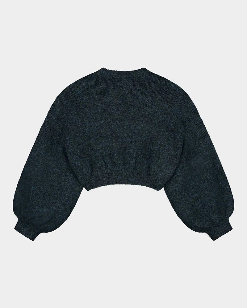 Stieglitz Camille Cropped Knitted Sweater