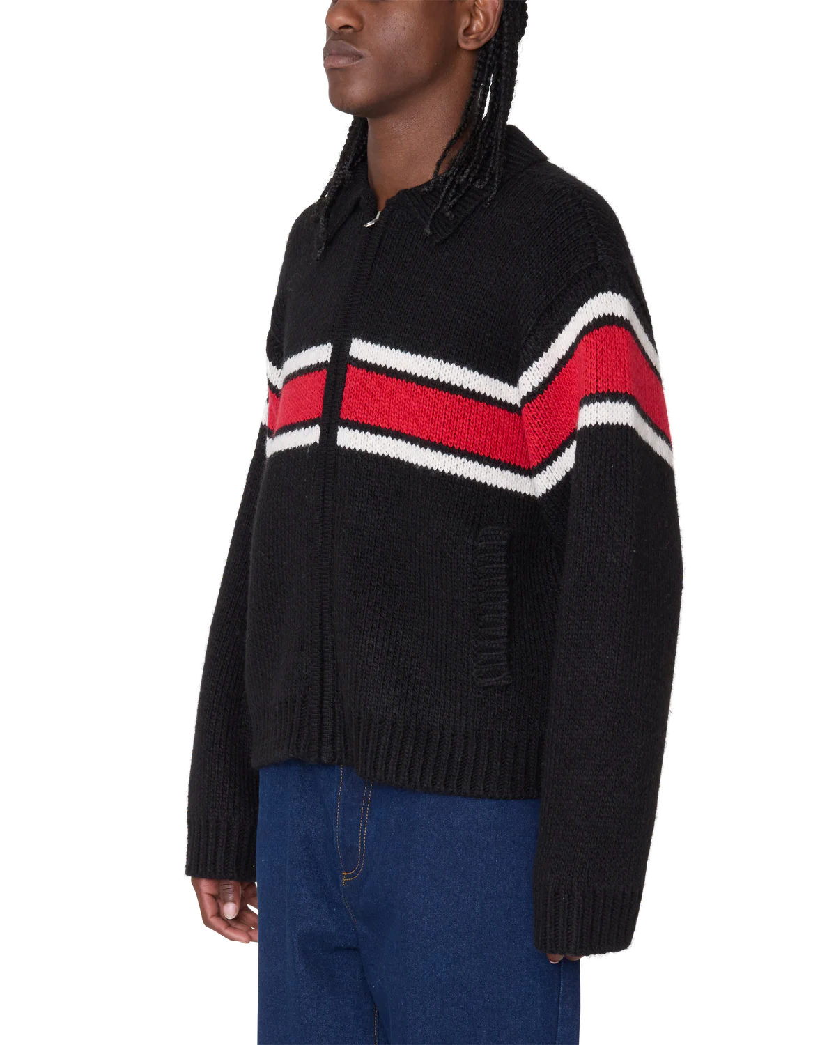 Obey Men Bernard Zip Up Sweater