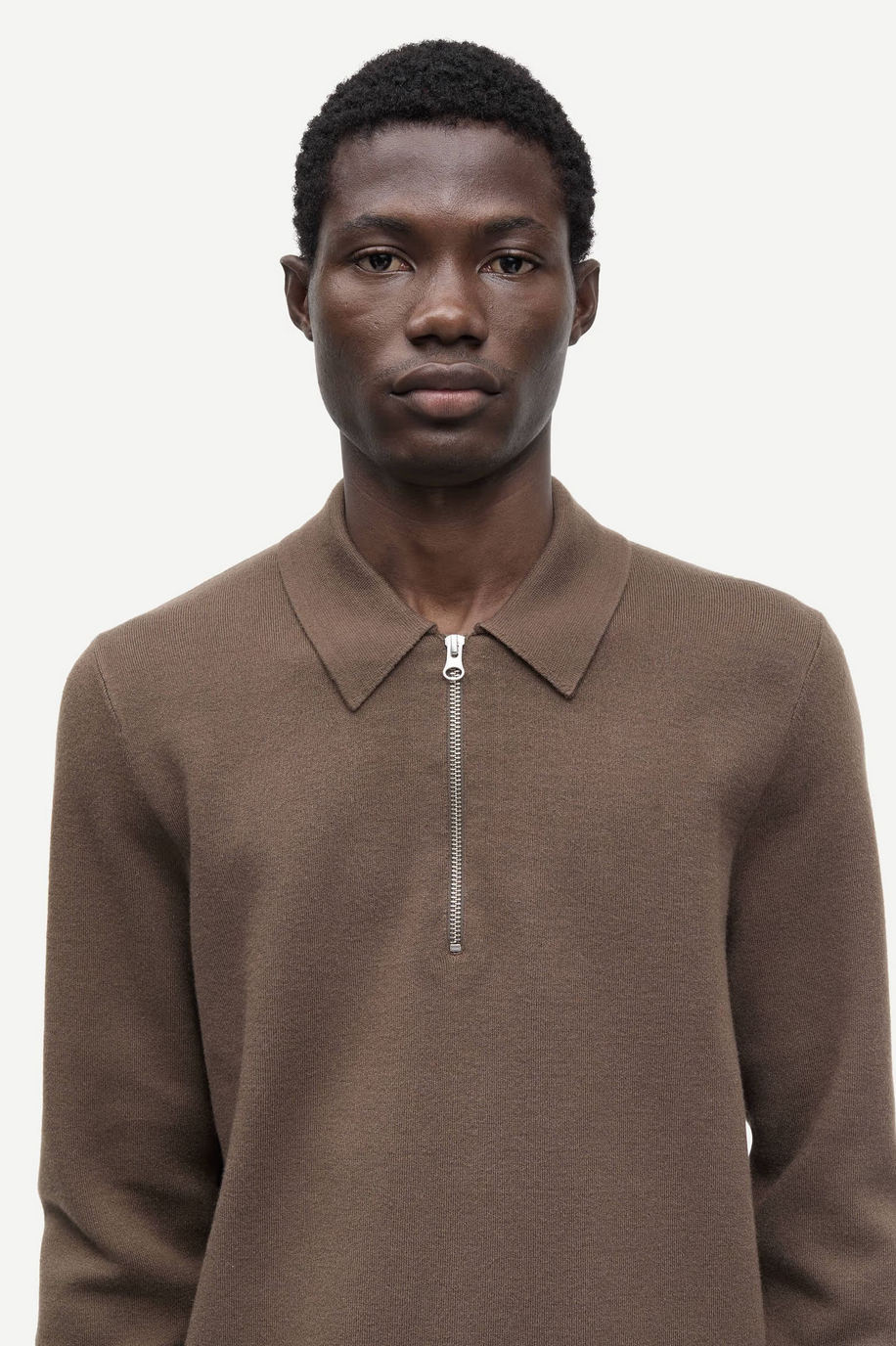 Samsoe Samsoe Men Guna Half Zip Knit