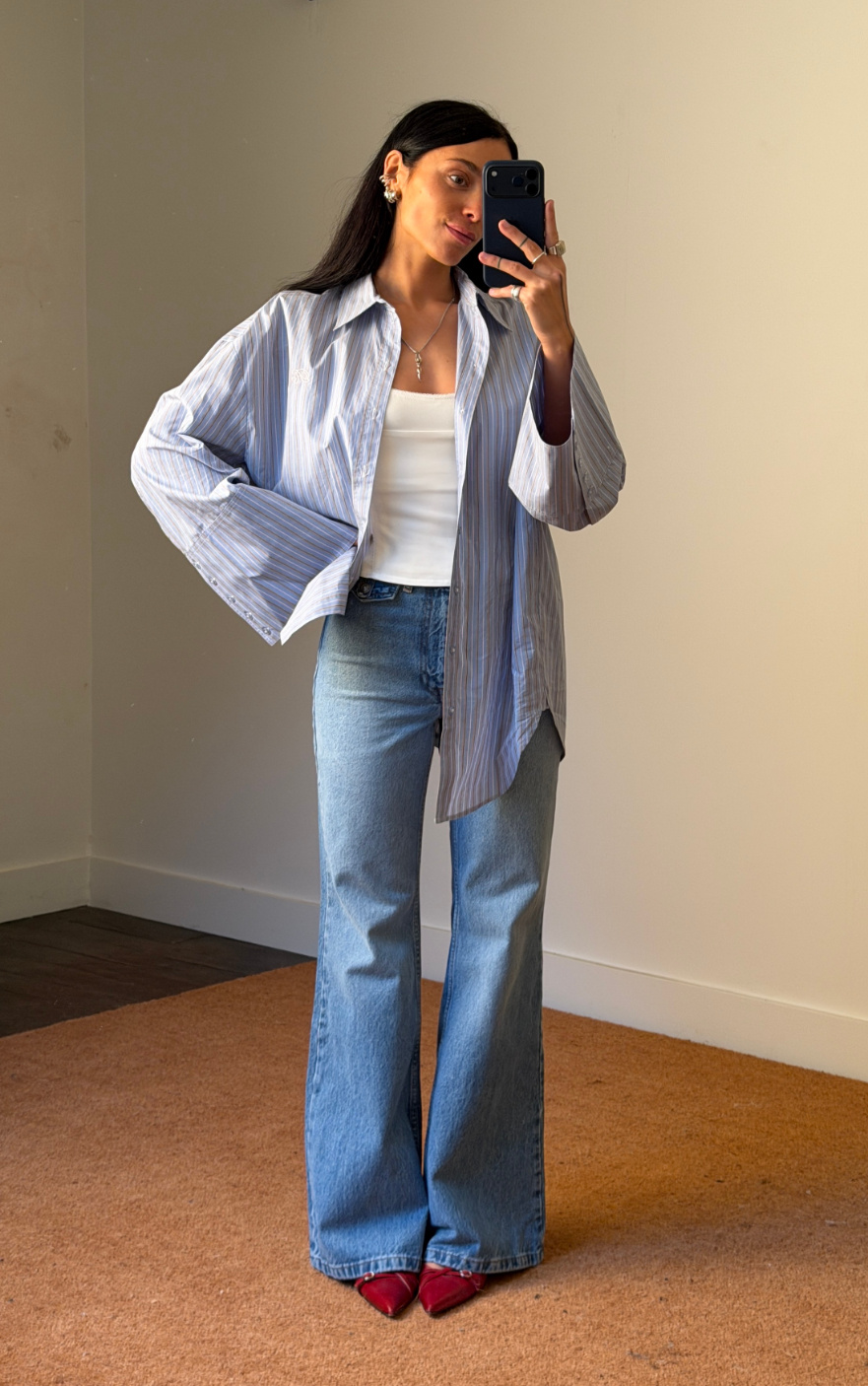 Rotate Flared Highwaisted Jeans