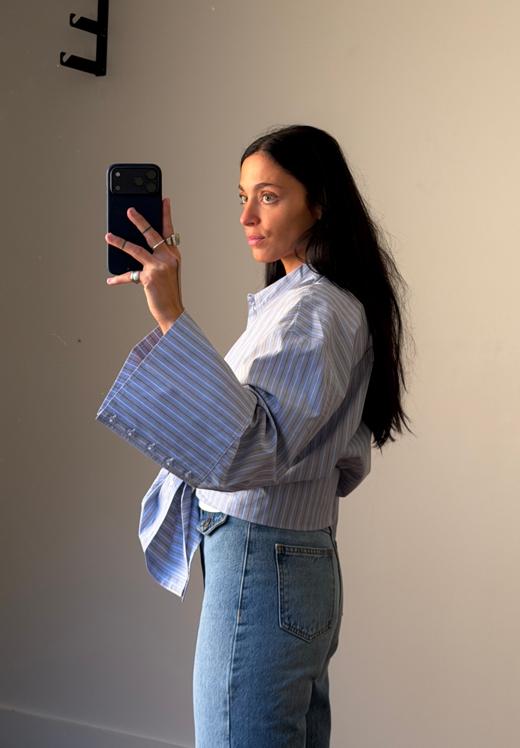 Rotate Poplin Oversized Shirt