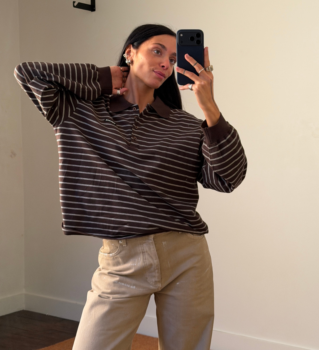 Rotate Pique Longsleeve Polo