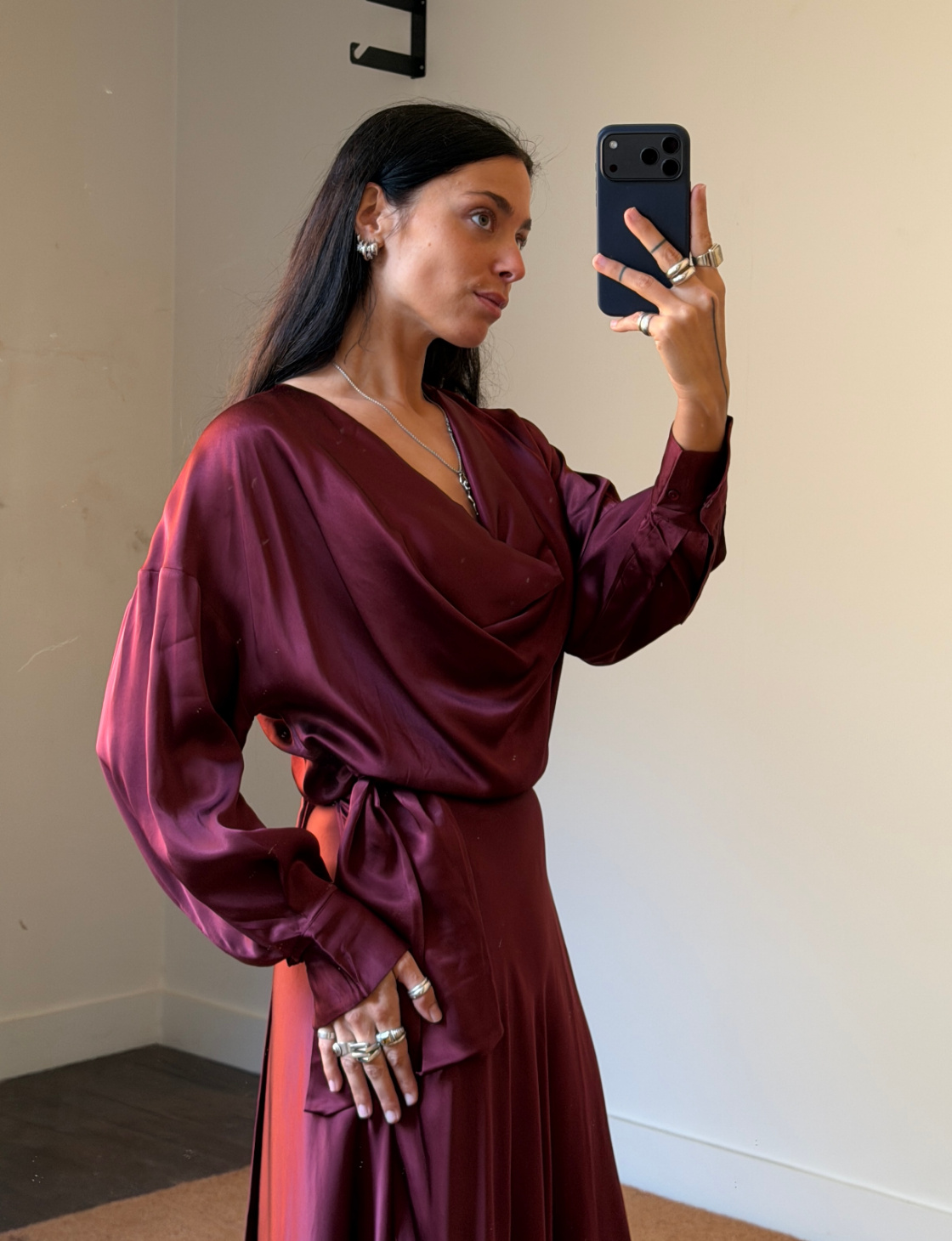 Viveh Sahail Satin Blouse