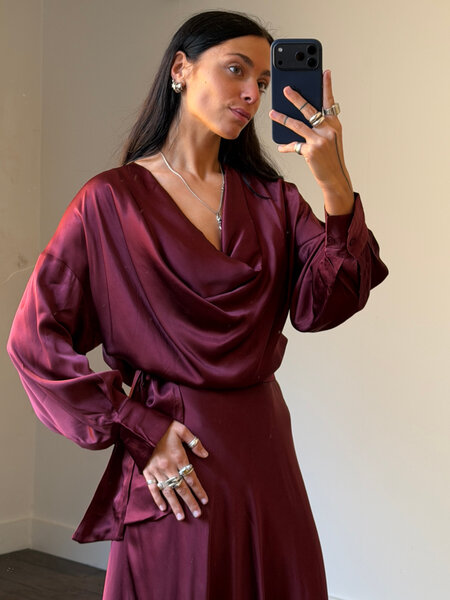 Viveh Sahail Satin Blouse