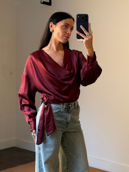 Viveh Sahail Satin Blouse