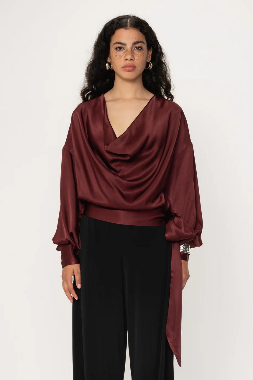 Viveh Sahail Satin Blouse