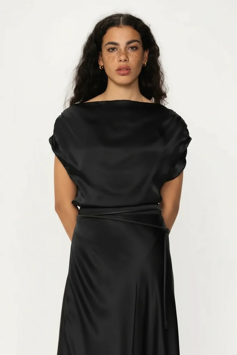 Viveh Adhara Satin Top