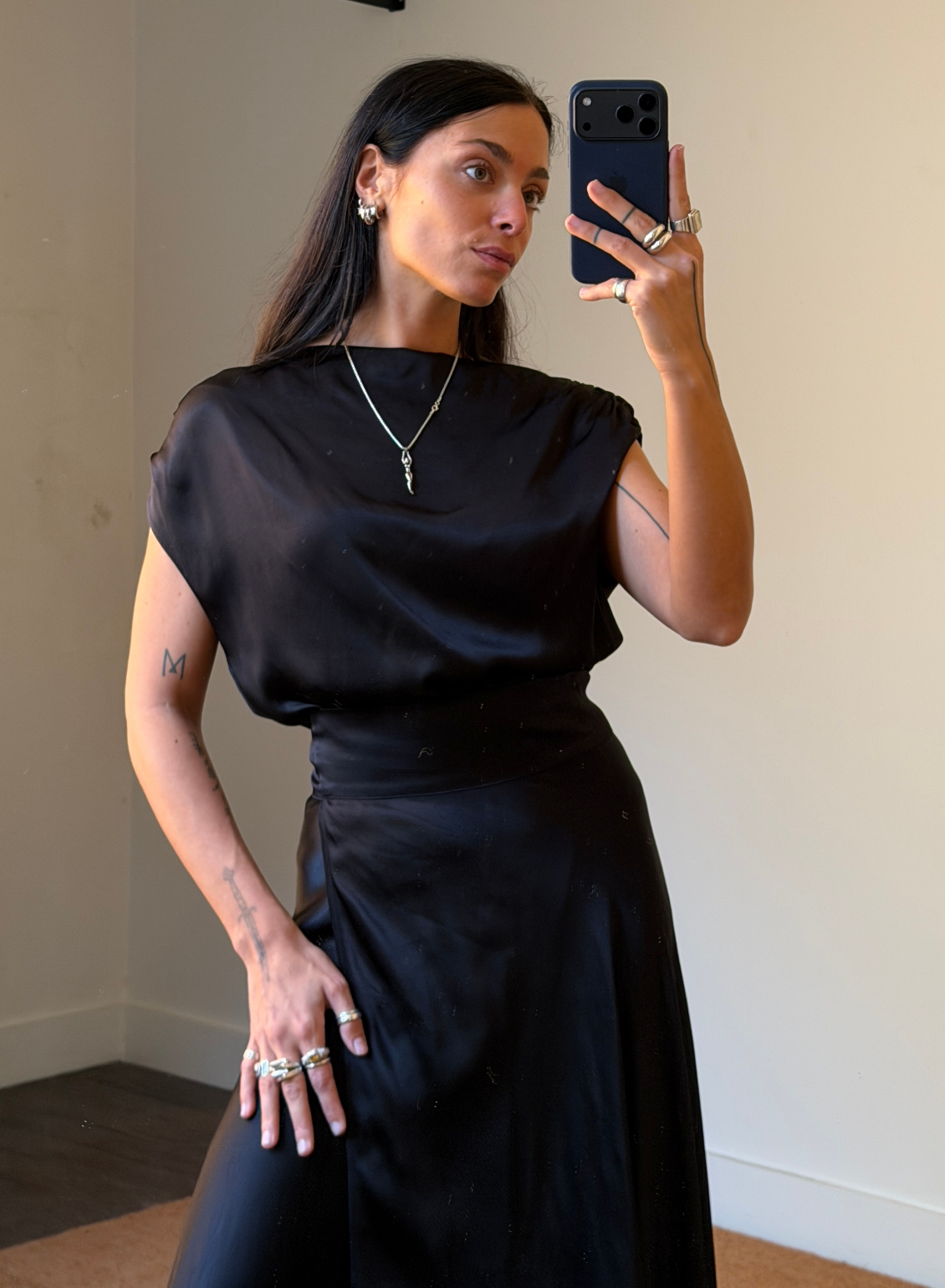 Viveh Adhara Satin Top