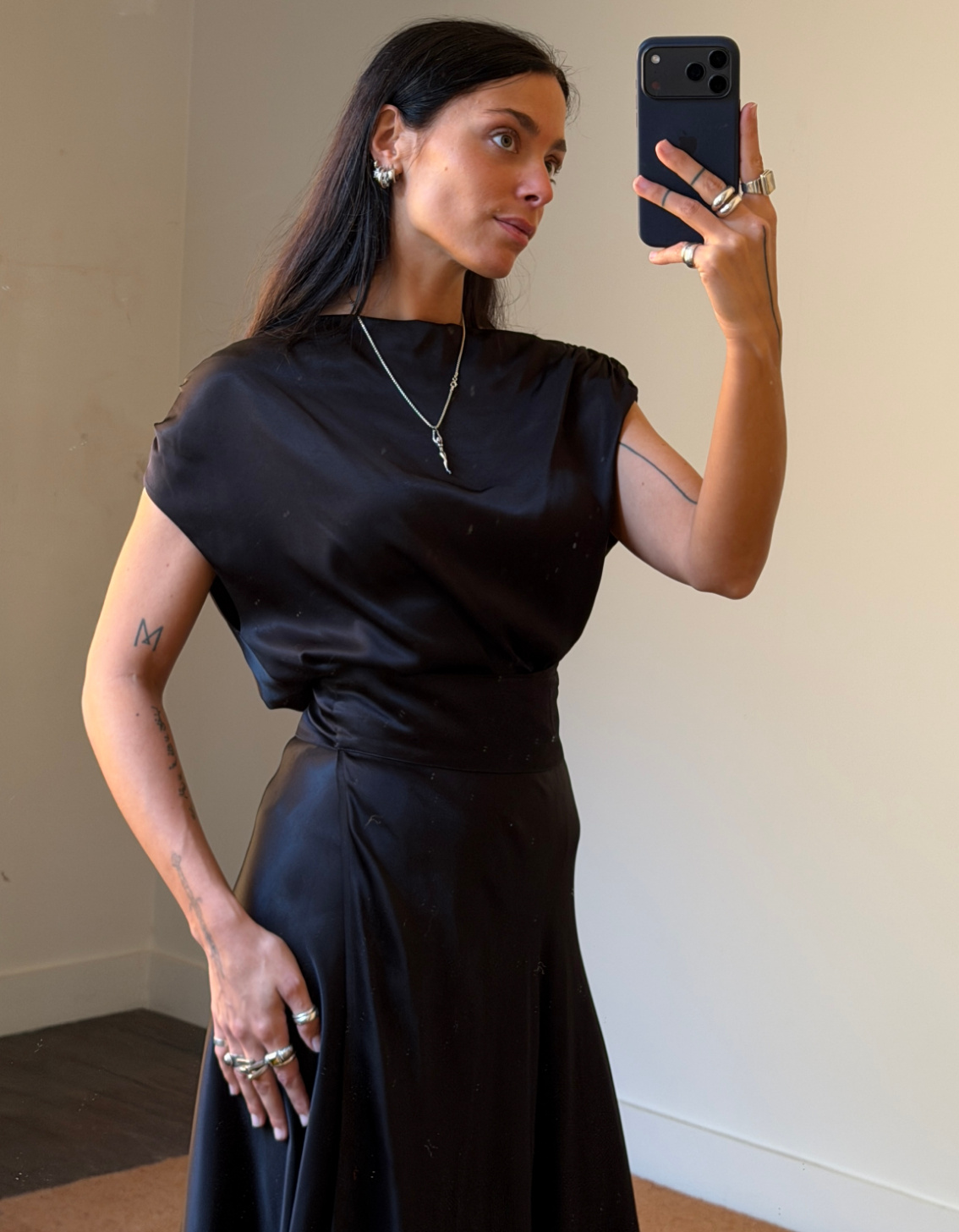 Viveh Adhara Satin Top