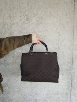 RR ARCHIVE Gucci Bamboo Canvas Bag