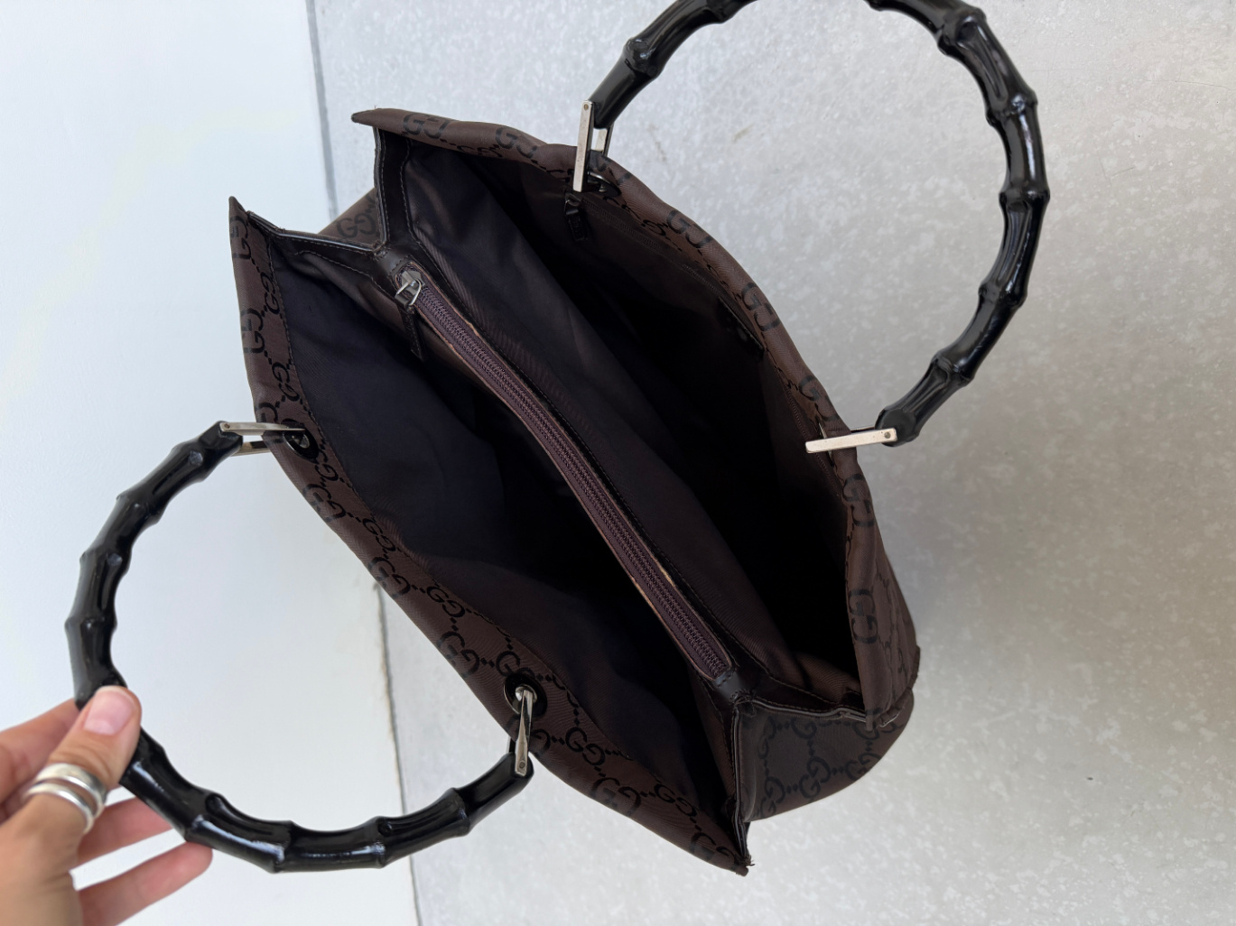 RR ARCHIVE Gucci Bamboo Canvas Bag