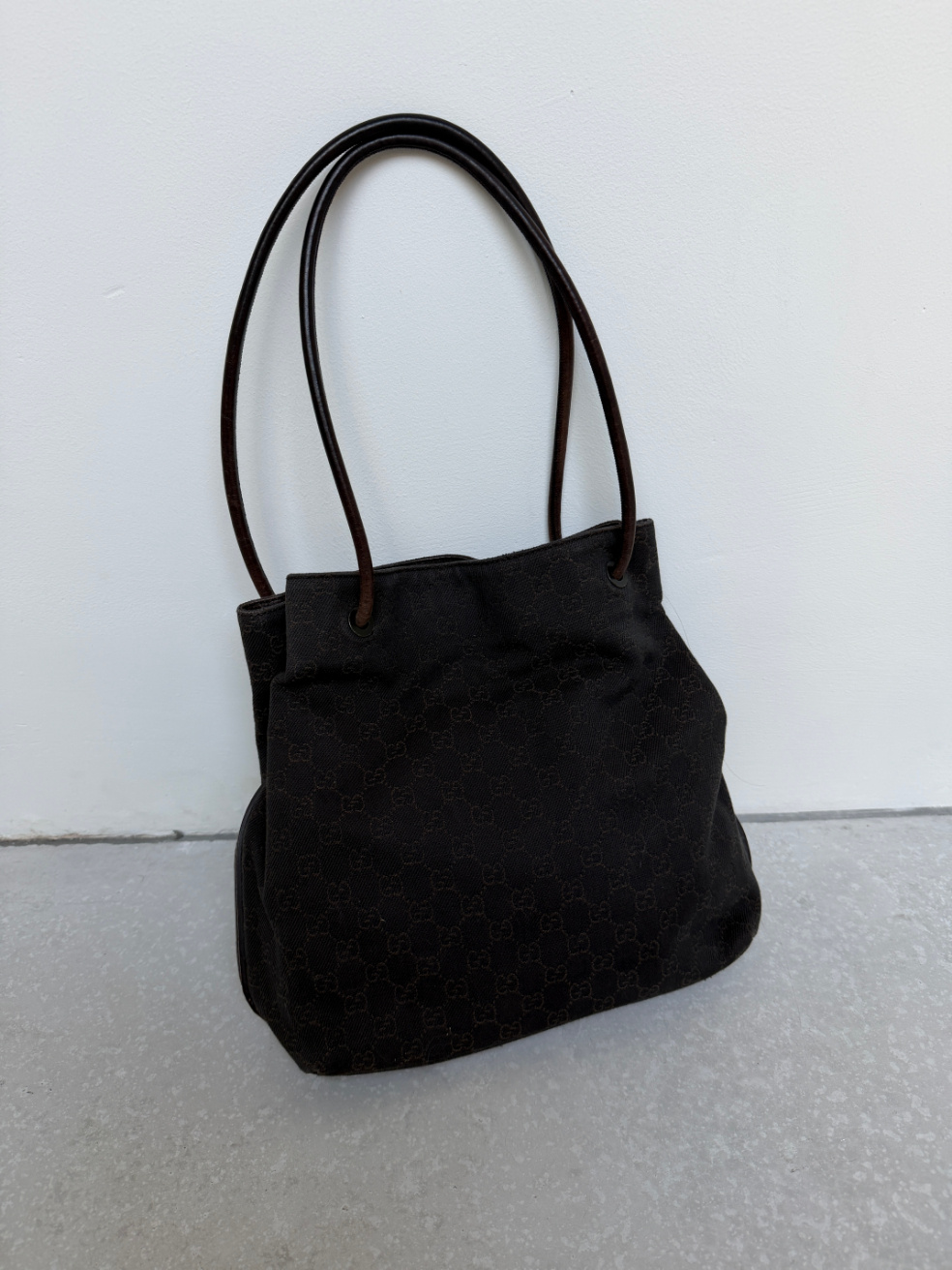 RR ARCHIVE Gucci GG Canvas Gifford Tote Bag