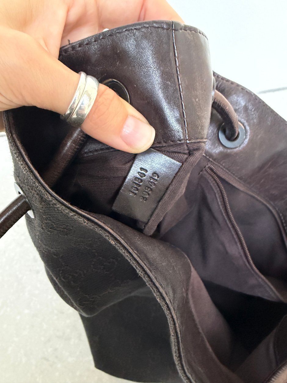 RR ARCHIVE Gucci GG Canvas Gifford Tote Bag