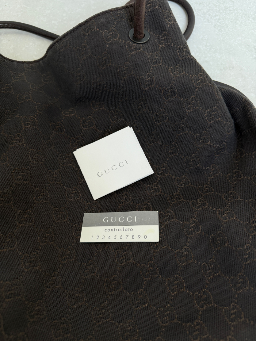 RR ARCHIVE Gucci GG Canvas Gifford Tote Bag