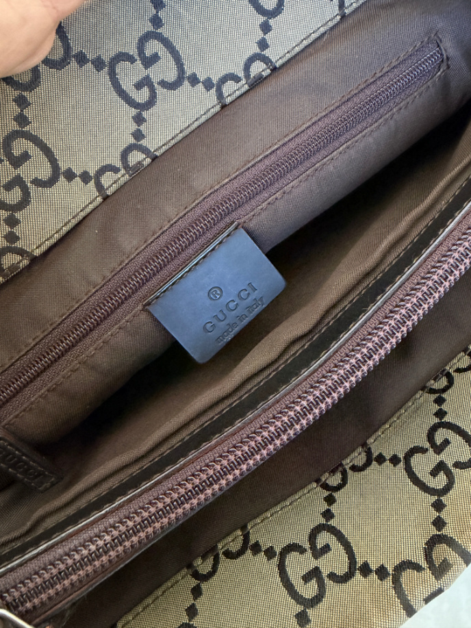 RR ARCHIVE Gucci Bamboo Canvas Handbag