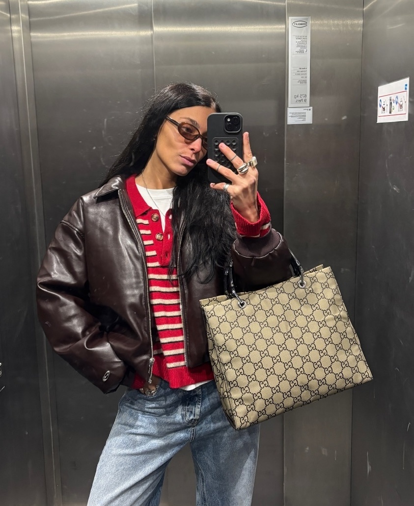 RR ARCHIVE Gucci Bamboo Canvas Handbag