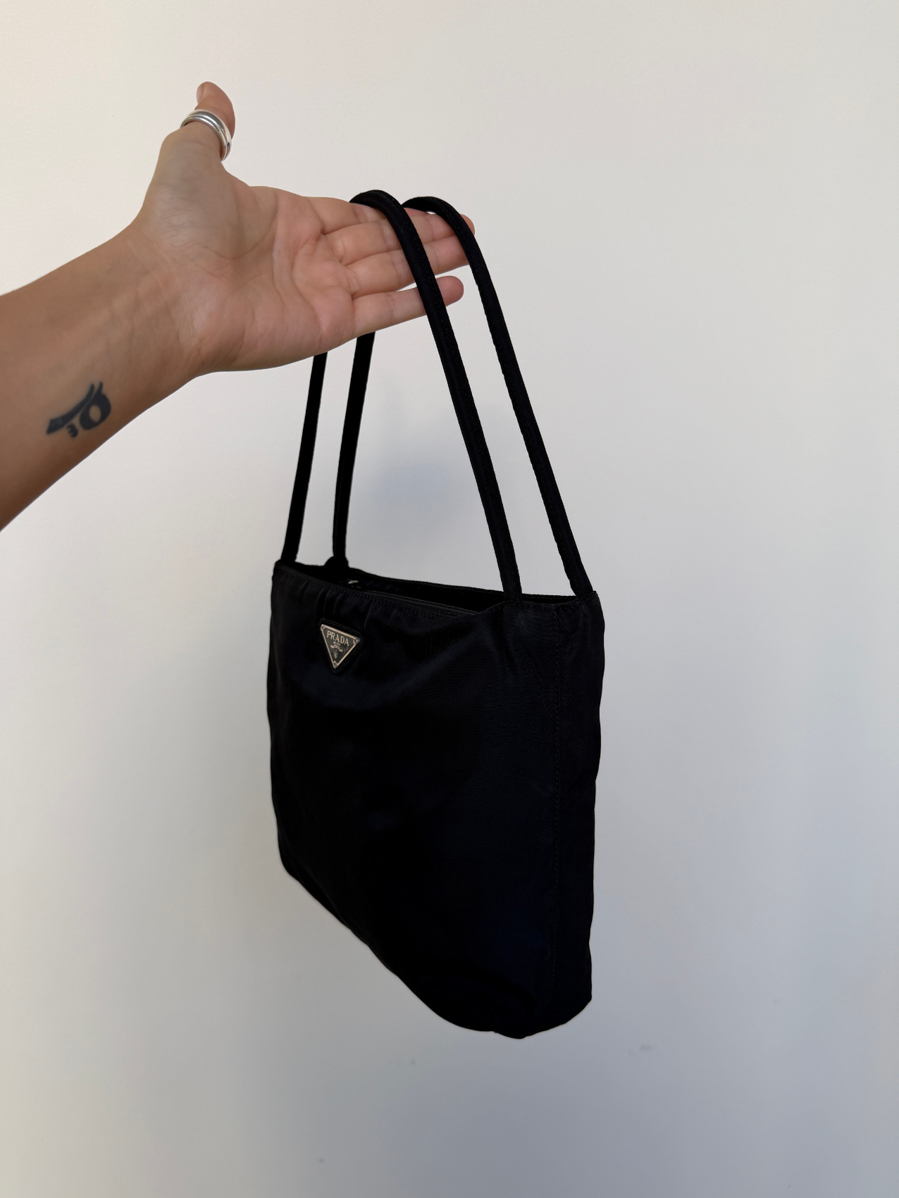 RR ARCHIVE Prada Nylon Tessuto Double Handle Bag