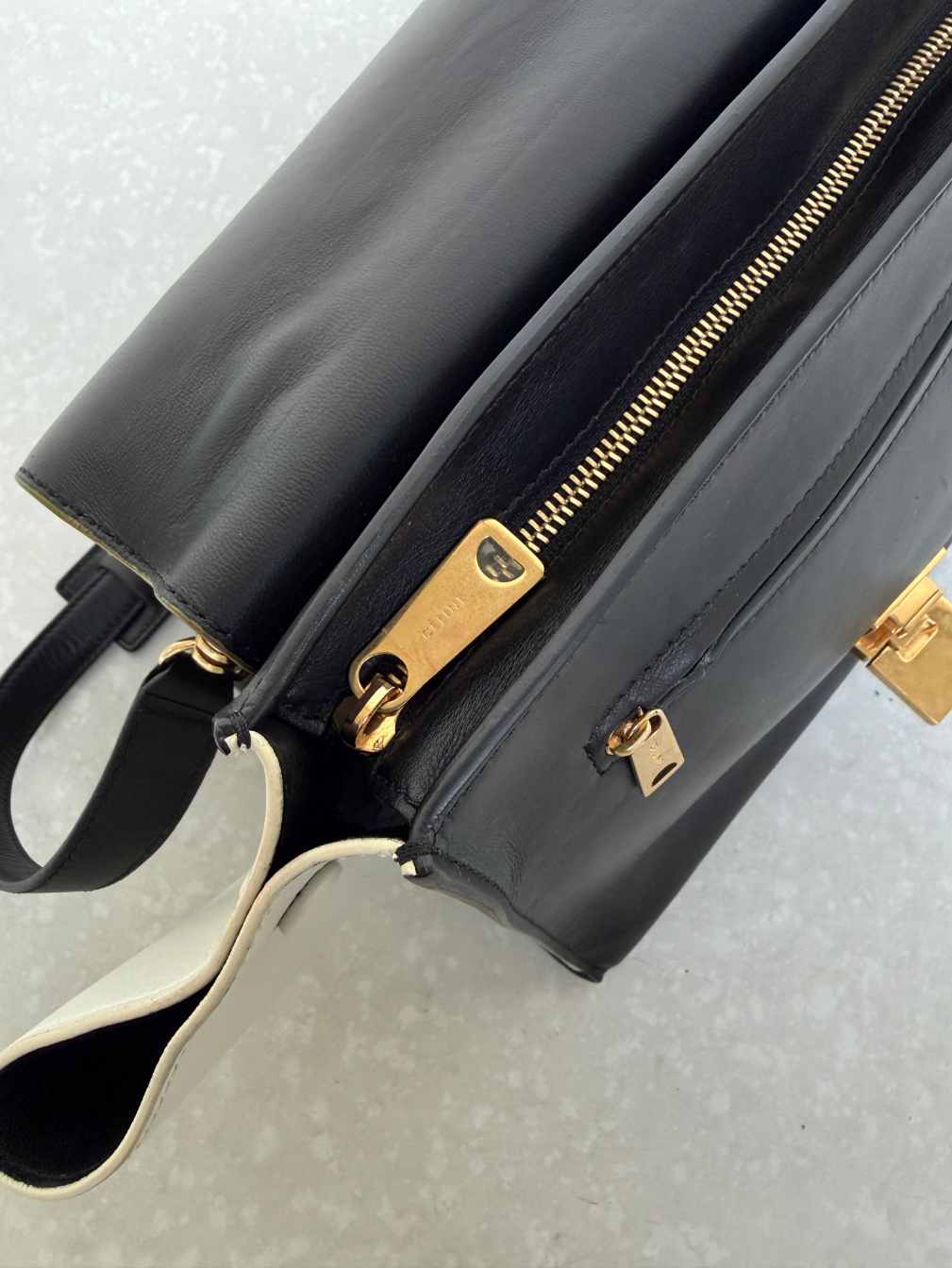 RR ARCHIVE Celine Trapeze Tri-color Bag