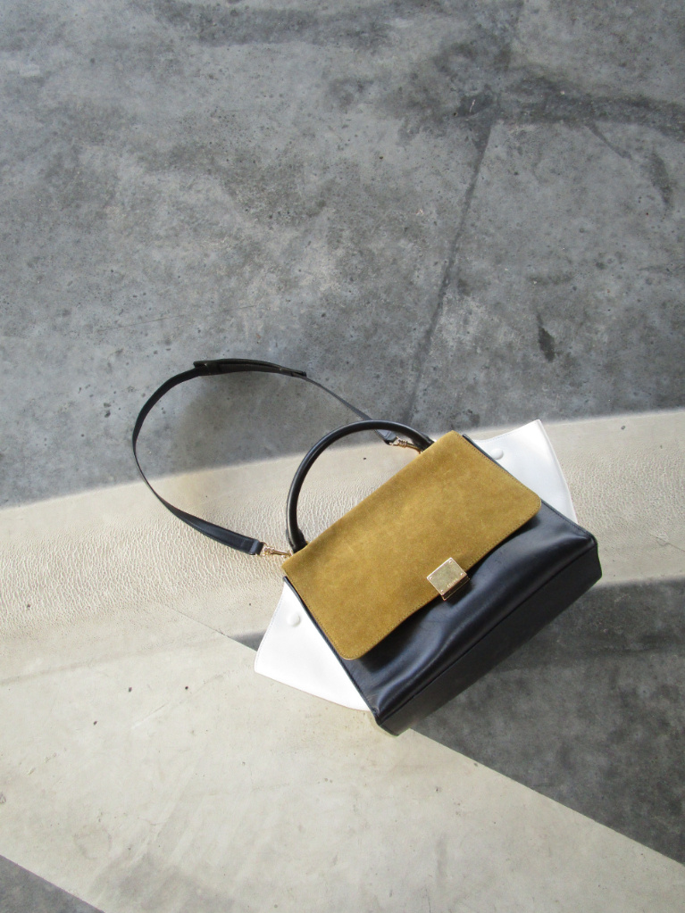 RR ARCHIVE Celine Trapeze Tri-color Bag