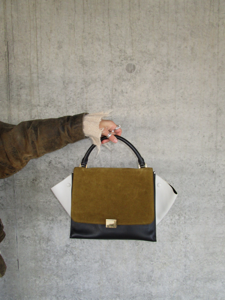 RR ARCHIVE Celine Trapeze Tri-color Bag